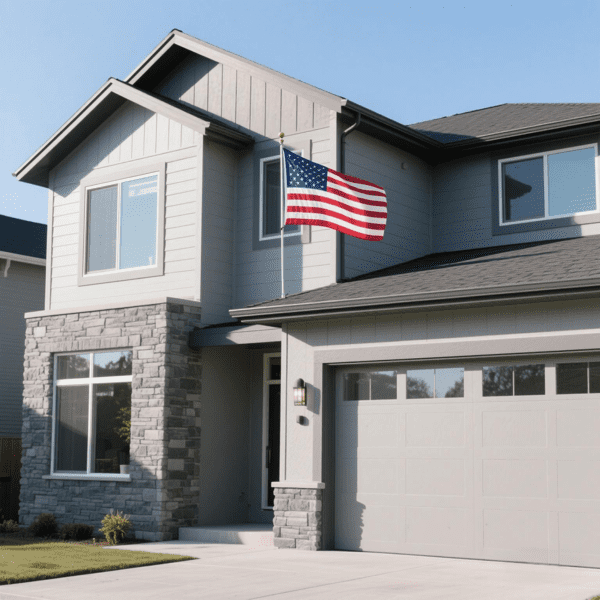 1pcs 2X3FT American Flag USA Flag Printed Nylon Flag National Flag w/Brass Grommets Courtyard Decoration Festival Decoration Flag