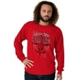 thumbnail image 4 of Country Western Cowboy Cow Skull Men's Long Sleeve Tee T Shirt Brisco Brands S, 4 of 6