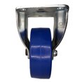 thumbnail image 2 of Rueda de 4' de Goma Termoplastica GOWU Color AZUL con herraje de placa fija Carga 180 kg, 2 of 7