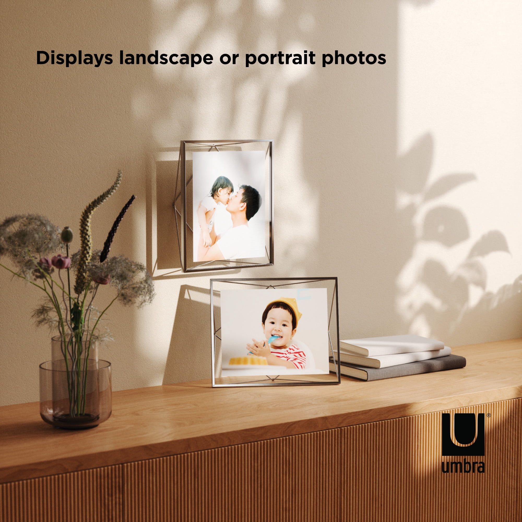 Umbra Prisma 8"x10" Tabletop & Wall Picture Frame