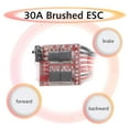 thumbnail image 6 of 30a RC Car 30A ESC Brushed Forward Reverse Brake Dual Way ESC Motor Speed Controller For 130 180 260 Motor 1/16 1/18 1/24 Car Boat  2 PCS, 6 of 7