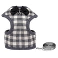 thumbnail image 1 of Laegsmetg Cat Harness and Leash Set for Walking Cat and Small Dog Harness Soft Harness Adjustable Cat Vest Harness Comfort Fit for Pet Kitten Puppy Rabbit,grey, 1 of 6