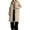 Khaki, variant on Women's Winter Coat Solid Color Long-Sleeve Outwear Single Breasted Hooded Coat Casual Wool Jacket Wine M