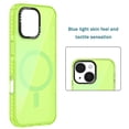 thumbnail image 2 of Magnetic for iPhone 15 Plus Case, [Compatible with Magsafe][Military Grade Drop Protection] Hybrid Silicone Slim Diamond Camera Translucent Rugged Protective Cover for iPhone 15 Plus,Green, 2 of 5