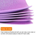 thumbnail image 3 of EVA Foam Sheets Glitter Light Purple 10.8 x 8.5 Inch 2mm Thick Crafts Foam 10Pcs, 3 of 6
