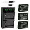 thumbnail image 1 of Kastar 3-Pack Battery and LTD2 USB Charger Replacement for Panasonic DMW-BLD10, DMW-BLD10E, DMW-BLD10PP Battery, Panasonic DE-A93 DE-A93B, DE-A94 DE-A94B Charger, Panasonic DMC-GX1, DMC-G3, DMC-GF2, 1 of 6