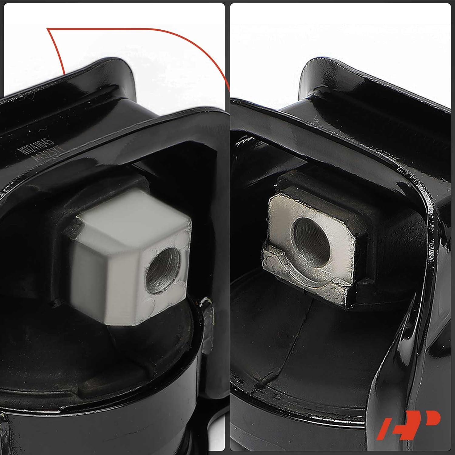 A-Premium Front Right Engine Motor Mount Compatible with Nissan Versa 2007-2012 1.8L, NV200 2013-2021 2.0L, Cube 2009-2014 1.8L & Chevrolet City Express 2015-2018 2.0L, Passenger Side