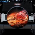 thumbnail image 1 of Cool Basketball Universe Exploration Tire Covers Wheel Cover Protectors Weatherproof UV Protection Spare Tire, 1 of 5