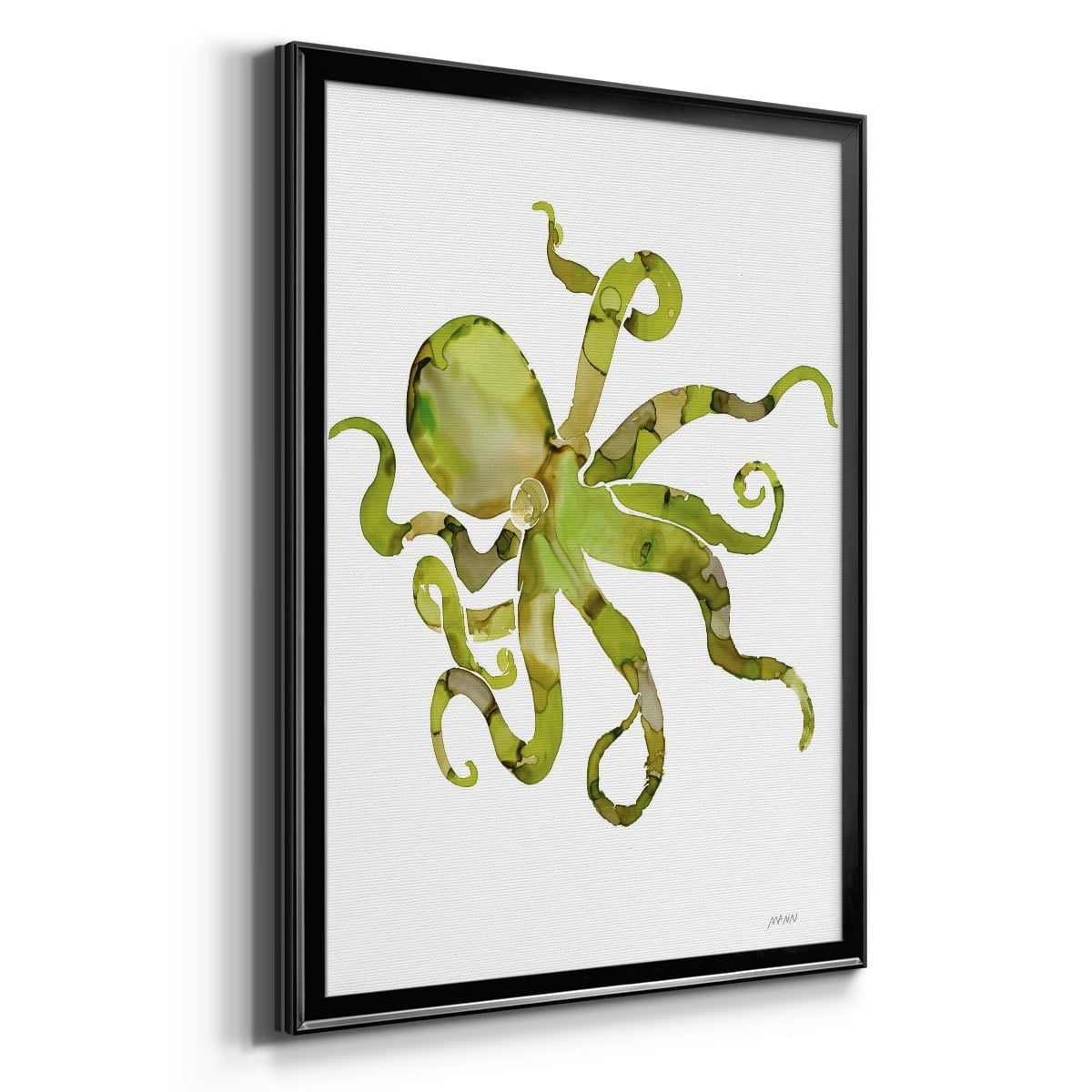 Rain in The City I Premium Framed Print - Ready to Hang