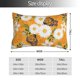 thumbnail image 2 of Fotbe White Floral and Butterflies Funda de Almohada Decorativa Estilo Occidental, Lujo en Algodón, Fundas para Almohadas King, Cojín Estampado para Decoración del Hogar-14"x20", 2 of 6