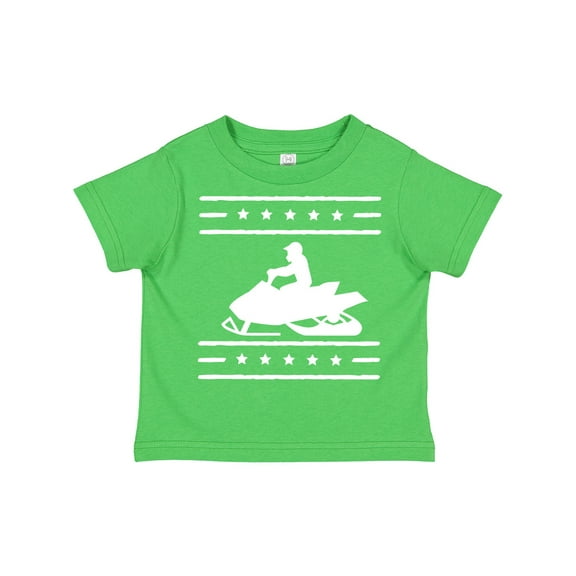 Inktastic Snowmobile Gift Silhouette Boys or Girls Toddler T-Shirt