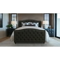 thumbnail image 5 of Marcella Tufted Wingback Queen Bed, Jet Black, 5 of 16