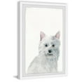 thumbnail image 2 of Parvez Taj Little White Dog Framed Wall Art, 2 of 6