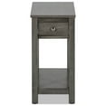 thumbnail image 5 of New Classic Furniture Noah Solid Wood 1-Drawer End Table in Gray (Set of 2), 5 of 8