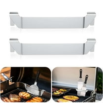 Gustave 2 Pack Stainless Steel Griddle Spatula Holder Removable Grill Barbecue Tool Hold Rack Outdoor Camping Picnic BBQ Accessories