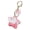 pale pink whale, variant on Cartoon Pentagrams Keychain Star Shaped Keyring Adorable Floating Pendant Stylish Accessory for Bags and Keys