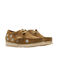 thumbnail image 4 of CLARKS ORIGINALS WOMEN WALLABEE Shoes Dark Olive Embroidery, 4 of 7