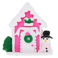 thumbnail image 4 of PENIKOKO 1Pcs Mini Decoration Rose Red Snowman House For Home And Shop Bar Decoration, 4 of 8
