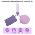 thumbnail image 3 of Zip Wristlet Wallet, Portable Water Proof Detachable Dual Pouch Coin Purse Keychain  for Travel, 3 of 7
