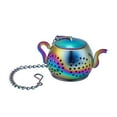 thumbnail image 2 of Oleegame 2PC Produce Storage Stainless Steel Creative Tea Leak Tea Maker Teapot-shaped Tea Compartment, 2 of 2