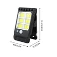 thumbnail image 3 of Lámpara solar con clip y sensor inteligente | Lámpara de exterior para valla con 3 modos | Iluminación de pared con sensor de movimiento para jardín, puerta, garaje, patio y terraza., 3 of 6