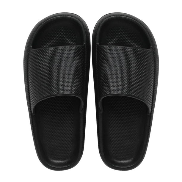 Sandalia de ducha zapatillas de baño de secado rápido zapatillas de gimnasio cómodo Sandalia de baño zapato - Negro de 38-39 Negro 38-39 Baoblaze Zapatillas de casa