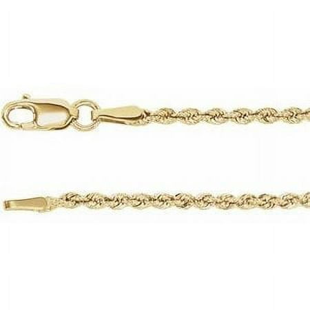 

14K Yellow 1.85 mm Rope 16 Chain