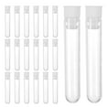 thumbnail image 3 of Raindrops  100 Pcs Candy Plastic Test Tube Tubes with Cap Travel Size, 3 of 8