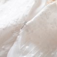 thumbnail image 6 of Bmisegm Toddler Dress Long Sleeve Round Neck Textured Bodice Pearl Waist Tiered Flowy Skirt Formal Occasion Girls Dresses 12-18 Months, 6 of 9
