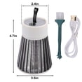 thumbnail image 2 of Gustave Rechargeable Electric Mosquito Bug Zapper Indoor Outdoor, Portable Hanging Flying Insect Trap Mosquitoes Killer Lamp with UV Light - Gray, 2 of 11