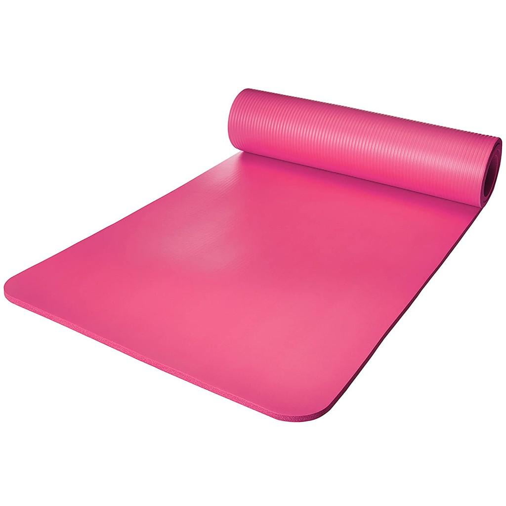 Readaeer Thick NBR Yoga Mat 10mm Non-Slip Fitness & Exercise Mat with Carry Bag 