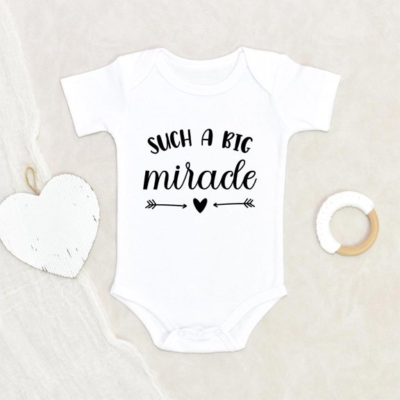 Newbabywishes - Such A Big Miracles Baby Clothes for Boys and Girls - Cute Baby Clothing