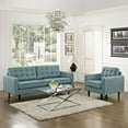 thumbnail image 3 of Modway Empress Armchair and Sofa Set of 2 in Laguna, 3 of 7