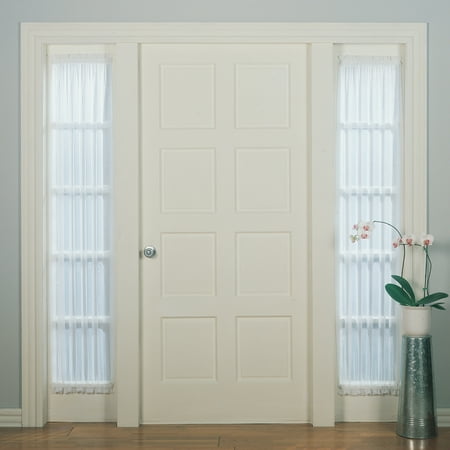- No. 918 Emily Sheer Voile Door Sidelight Curtain Panel