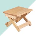 thumbnail image 2 of Tabouret Pliant en Bois Simple Portable Chaise de Pêche Extérieure Petit Tabouret, 2 of 7