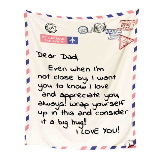 Regalos Para Mamá Y Papá, Manta De Franela Suave Para Cama, Sofá, Sala De Estar, Manta Estampada Con Letras Para El Día Del Padre Y La Madre