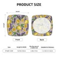 thumbnail image 5 of KLL Lavender Flowers Pattern Seat Covers for Dining Room Chairs,Washable Chair Seat Chair Covers Seat Protector-Six Piece, 5 of 7