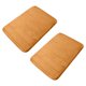 thumbnail image 2 of Thick Velvet Floor Mat Kitchen Bathroom Foot Mat Solid Color Foot Mat 2pc, 2 of 5