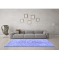 thumbnail image 3 of Ahgly Company Machine Washable Indoor Rectangle Persian Blue Traditional Area Rugs, 2' x 3', 3 of 4