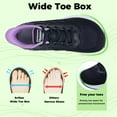 thumbnail image 3 of Artlea Wide Toe Box Women's Walking Shoes Orthotic Tennis Shoes for Plantar Fasciitis Women Fashion Sneakers for Foot Pain Relief, Size 6-11, 3 of 7