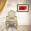 thumbnail image 3 of Frank, Assaf 32x18 Gold Ornate Wood Framed with Double Matting Museum Art Print Titled - AF20111223 Anemone 008C15-2 Red, 3 of 4