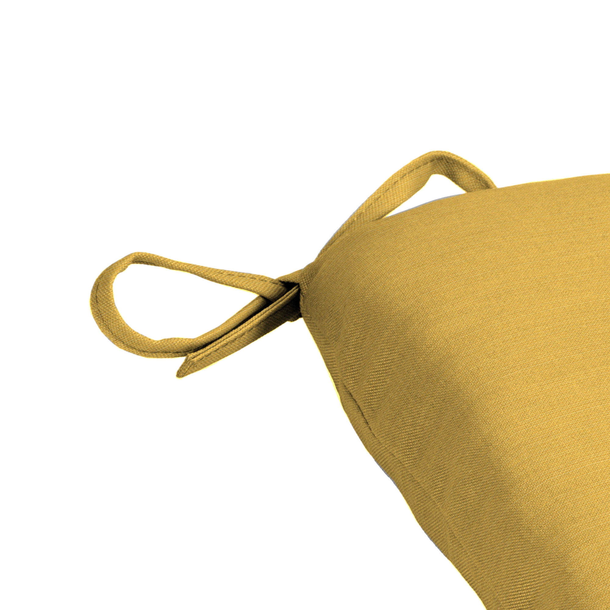 (2 pack) Mainstays Outdoor Seat Pad, Yellow Rectangle, 15.5 in x 17 in, 1 Pack