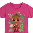 thumbnail image 3 of Marvel Guardians of the Galaxy - Baby Groot Leaf - Toddler And Youth Girls Fitted Short Sleeve Graphic T-Shirt, 3 of 5