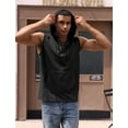 thumbnail image 4 of IDOPIP Men's Hooded Tank Top Sleeveless Pullover Top with Pocket Hoodies Muscle Gym Shirts S-XL, 4 of 10