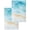 Blue, White, Beige, variant on Blue Coastal Kitchen Dish Towels for Drying Dishes Set of 2, Summer Beach Tropical Ocean Nautical Seaside Waffle Weave Microfiber Hand Tea Bathroom Towels Quick Dry & Absorbent Towel 15.7x23.6