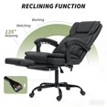thumbnail image 3 of Silla de masaje de cuero falso, silla de oficina, silla reclinable, 3 of 5