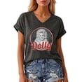 thumbnail image 3 of Womens Dolly Shirts Country Music Legend T-Shirt Crewneck Short Sleeve Shirt Vintage Graphic Tee Loose Fit T-Shirt Fall Fashion Tops L, 3 of 6