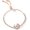 Rose Gold, variant on Tennis Chain Rhinestone Beads Slider Bracelet Moon Star Pendant Square Crystal Zircon Bracelet for Women, Exquisite, Adjustable, Stackable[r30187]