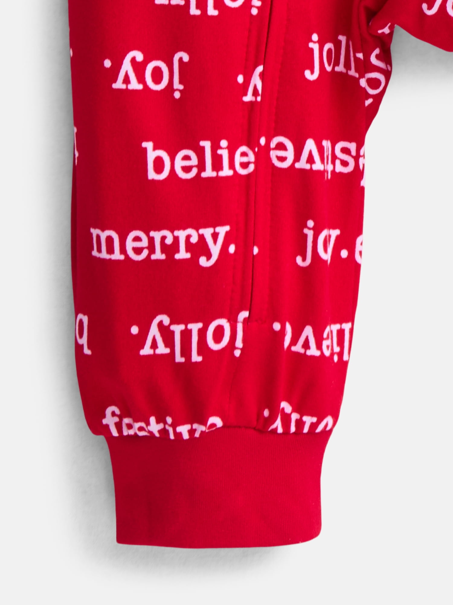Holiday Time Matching Family Sleepwear Unisex Baby One-Piece Pajamas, Sizes 6M-18M