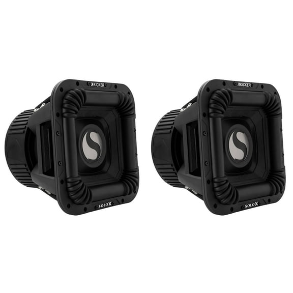 Kicker (2) 49L7X121 - SoloX L7X 12-Inch Competition Subwoofer, 1-Ohm
